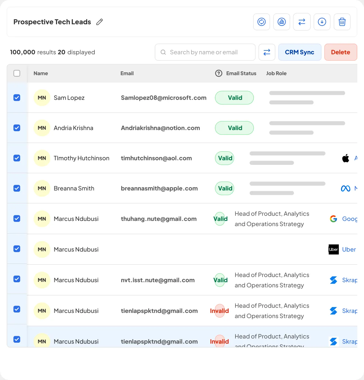 Reach the Right Contacts
