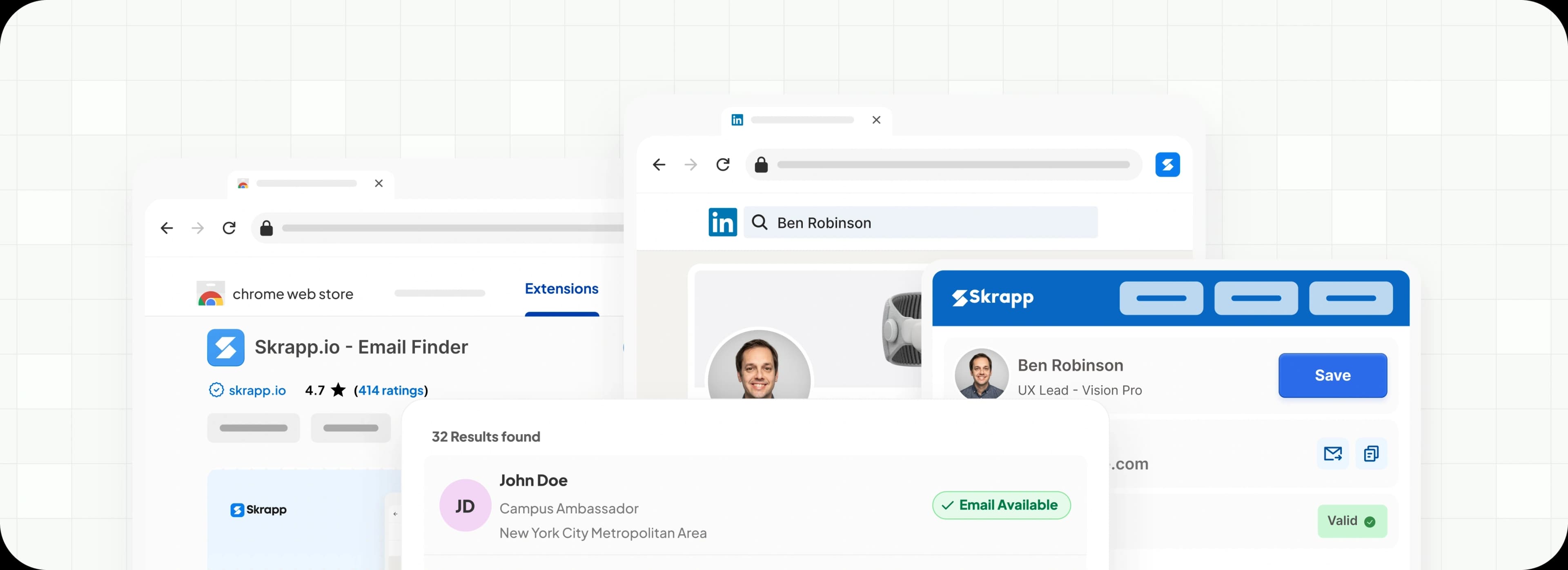 Find Company Emails. Get 100 Free Credits.