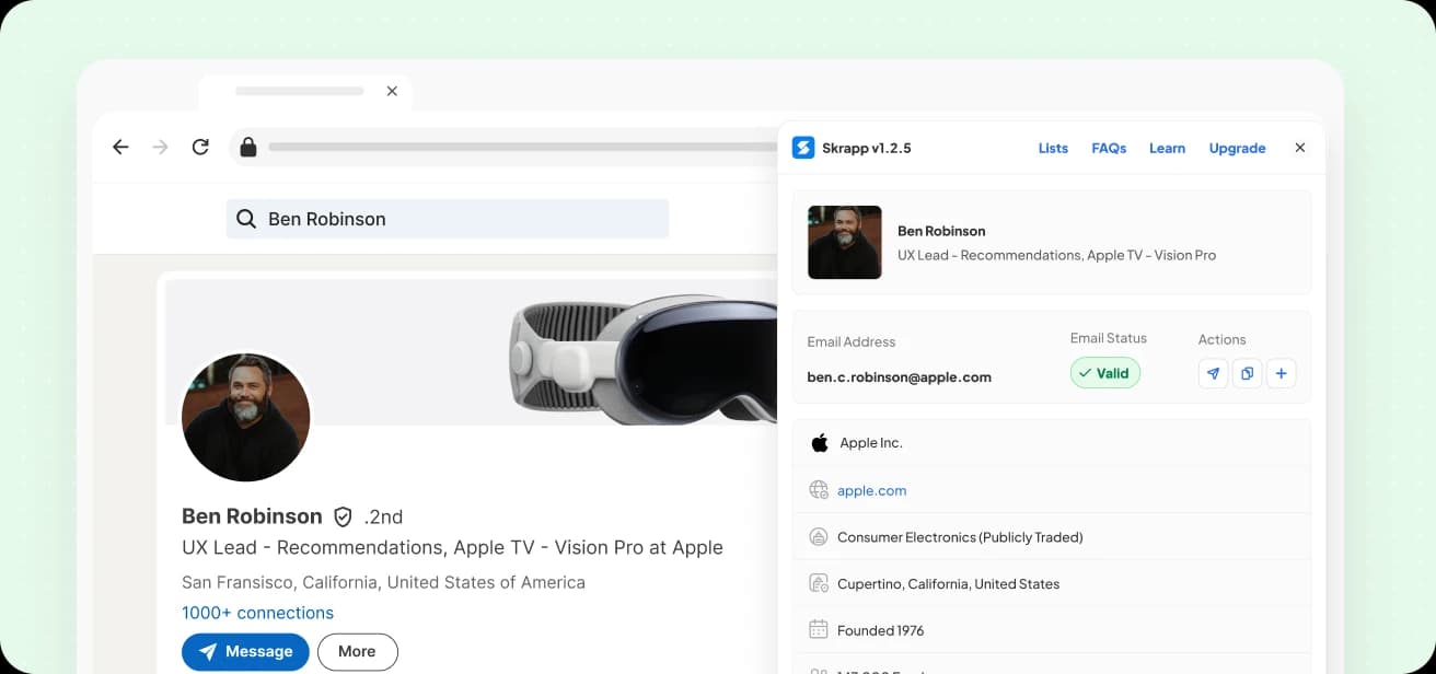 Connect with anyone on Linkedin