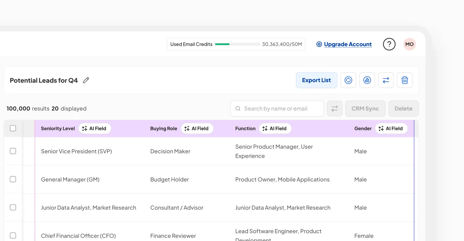 Ajoutez de l’intelligence avec les Champs IA