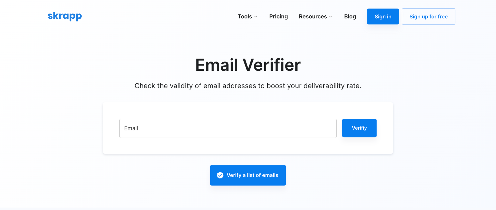 Skrapp - Email Verifier