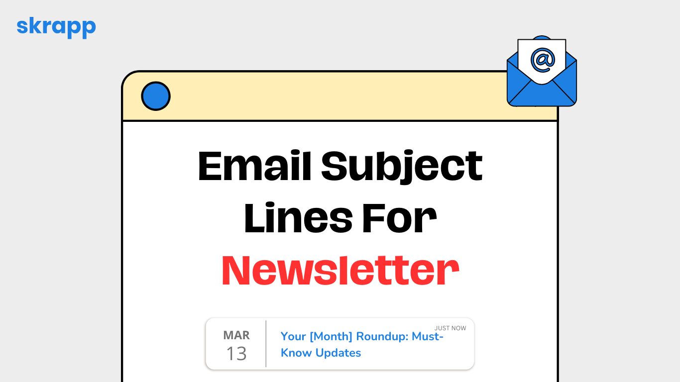 email subject lines for newsletter