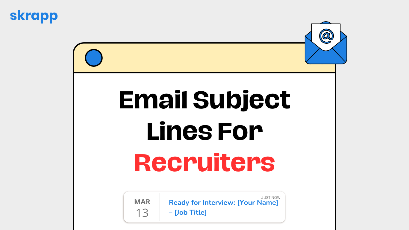 email subject lines for recruiters
