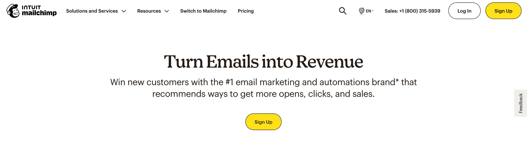 Best Newsletter Platform - mailchimp