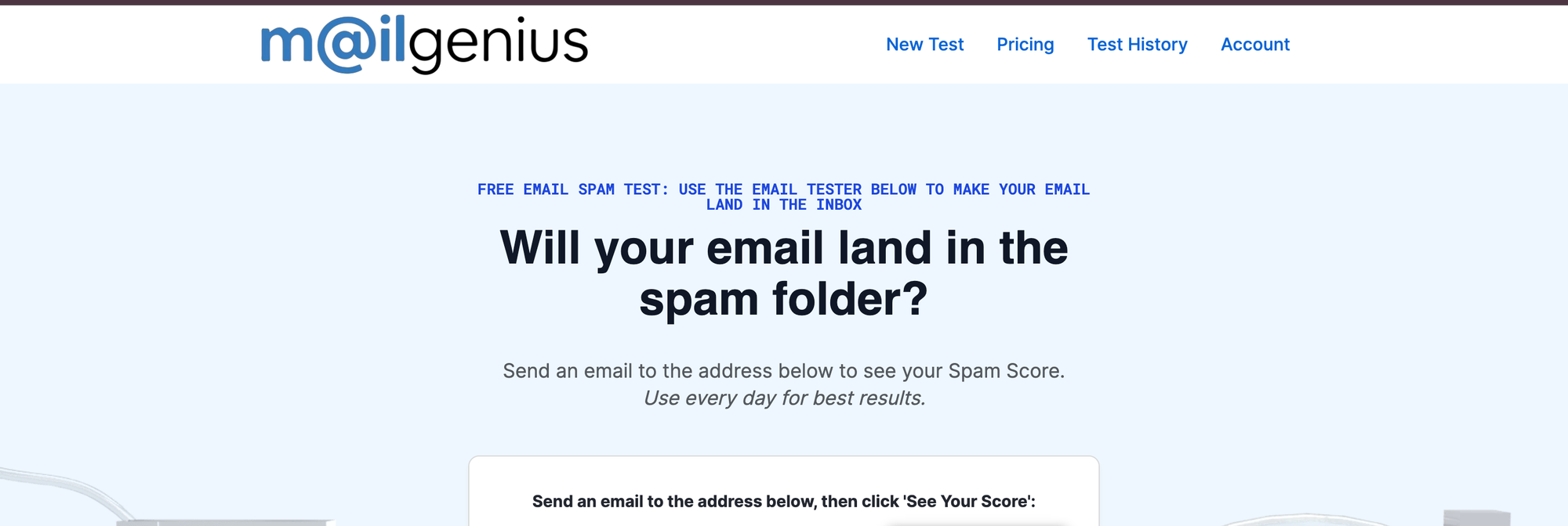 Mail Genius - Email Deliverability Tool