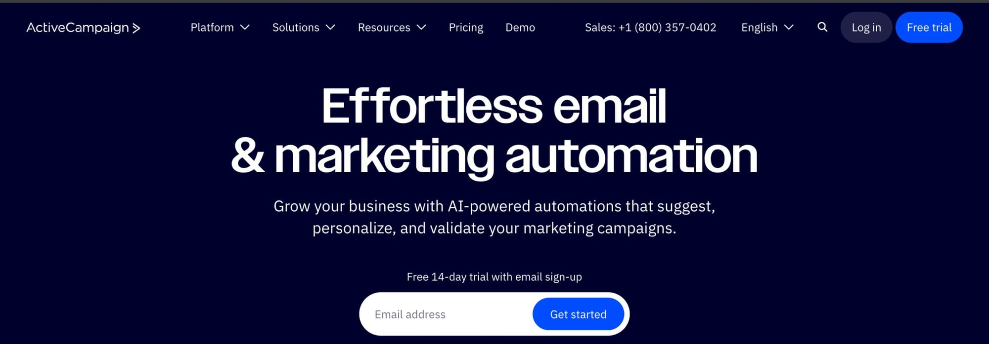 ActiveCampaign - Sales Automation tool