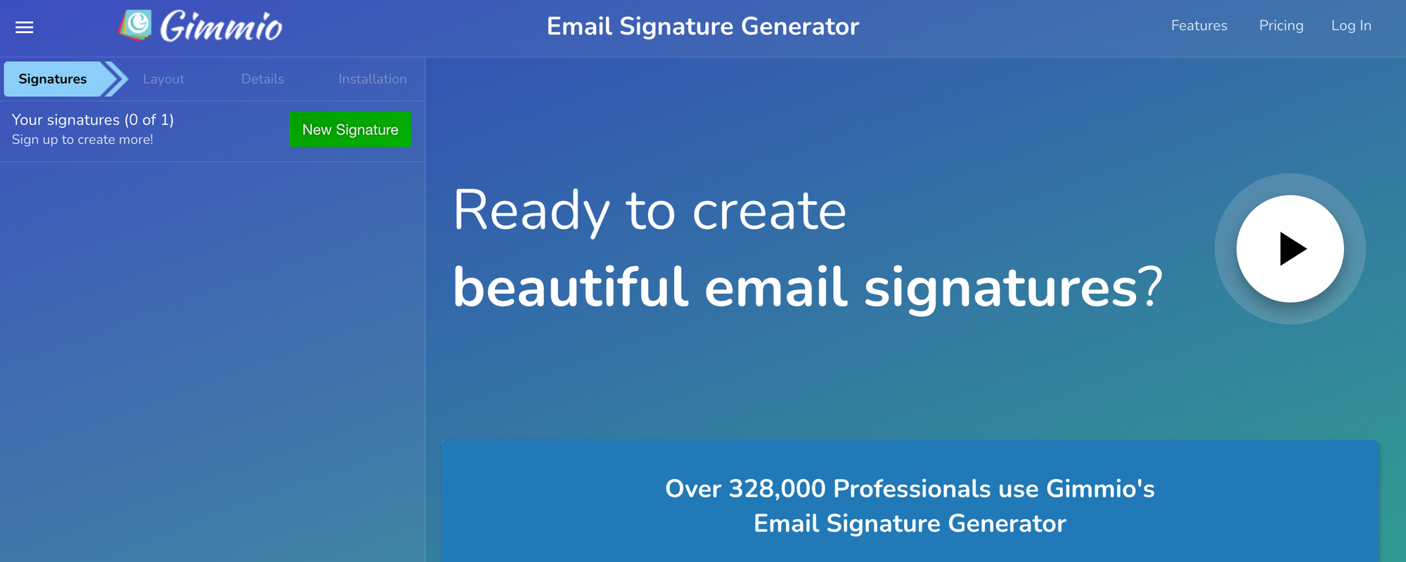 Gimmio - email signature generator