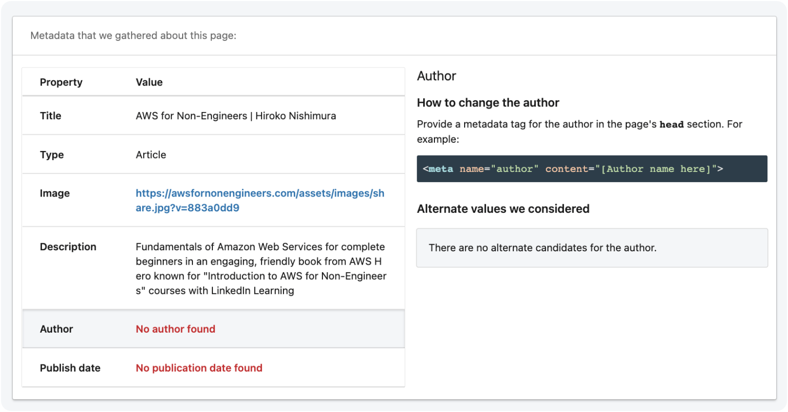 LinkedIn Post Inspector tool interface showing how to optimize, refresh data, and debug WordPress page link previews.