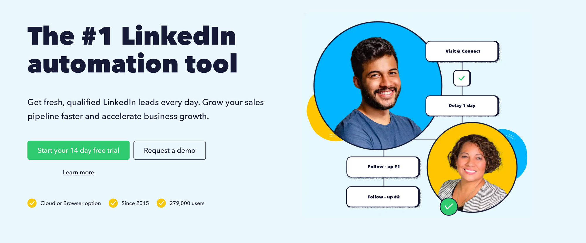 dux-soup landing page
