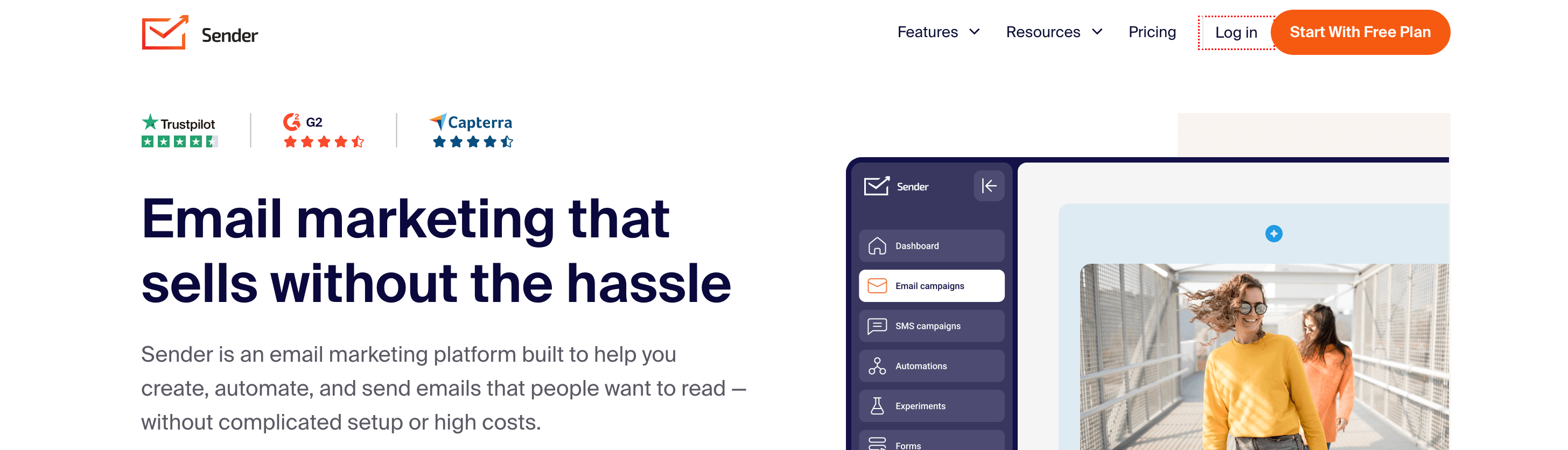 Sender - best email newsletter platform