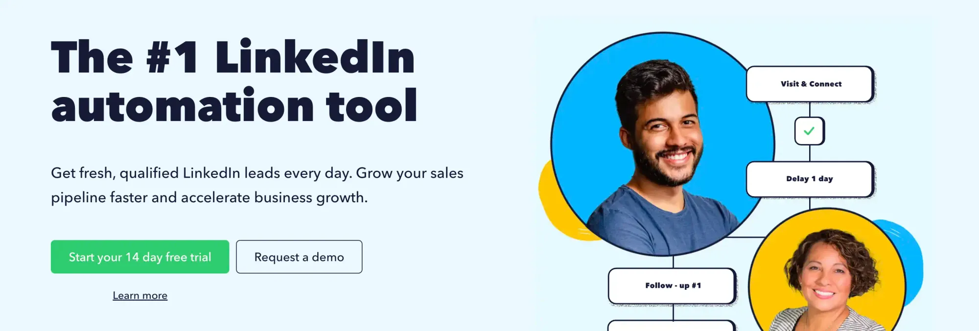 Dux Soup LinkedIn automation tool website screenshot