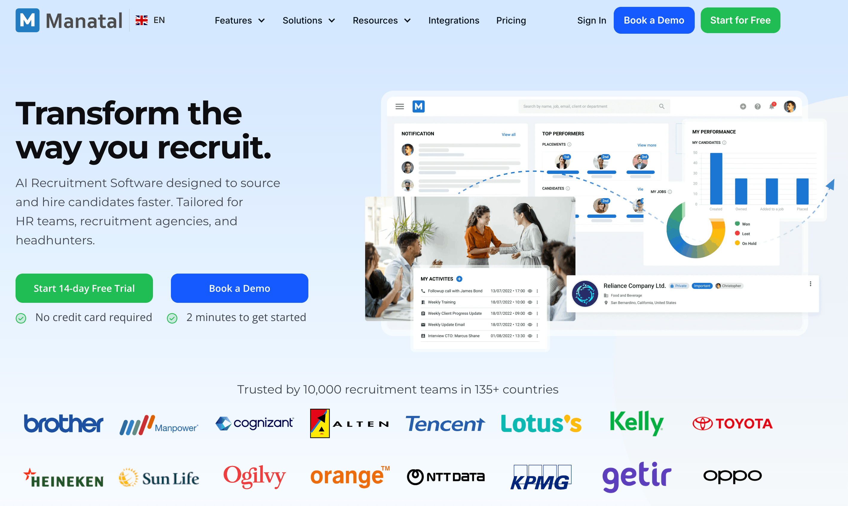 Manatal recruitment automation tool