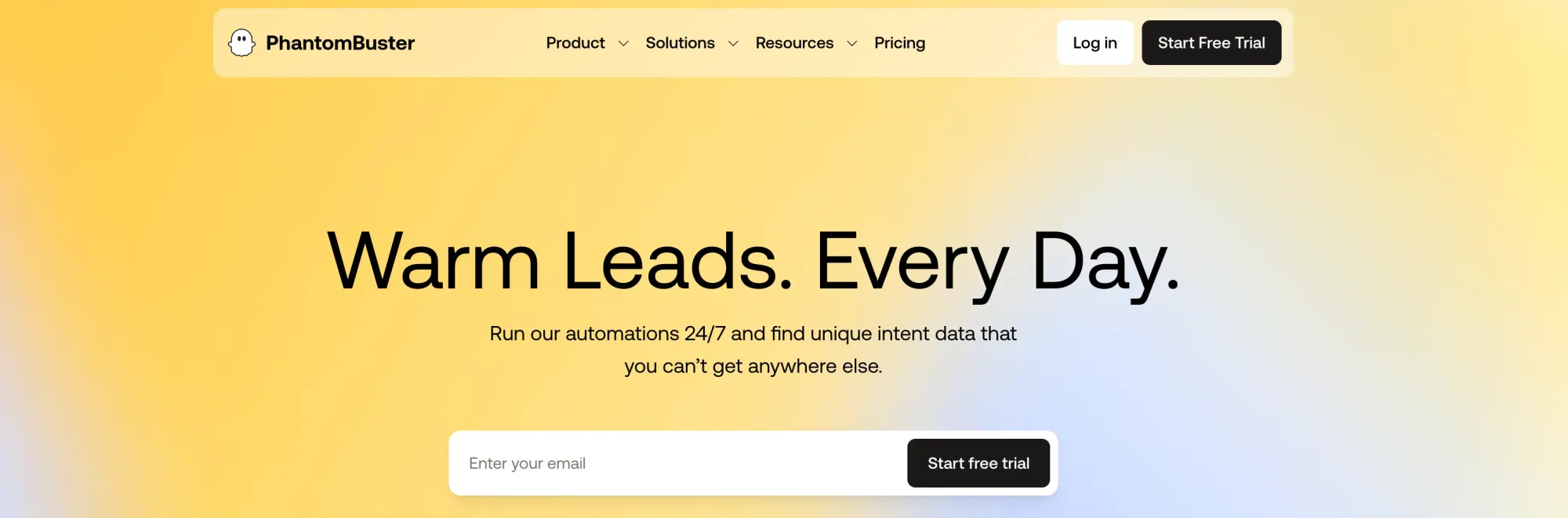 Phantombuster LinkedIn scraper website screenshot