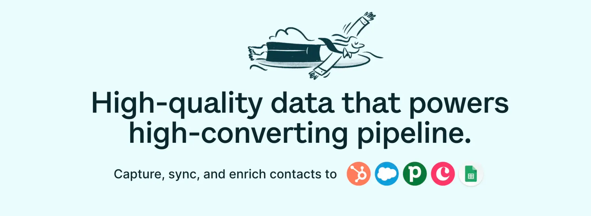 Surfe LinkedIn enrichment tool website screenshot