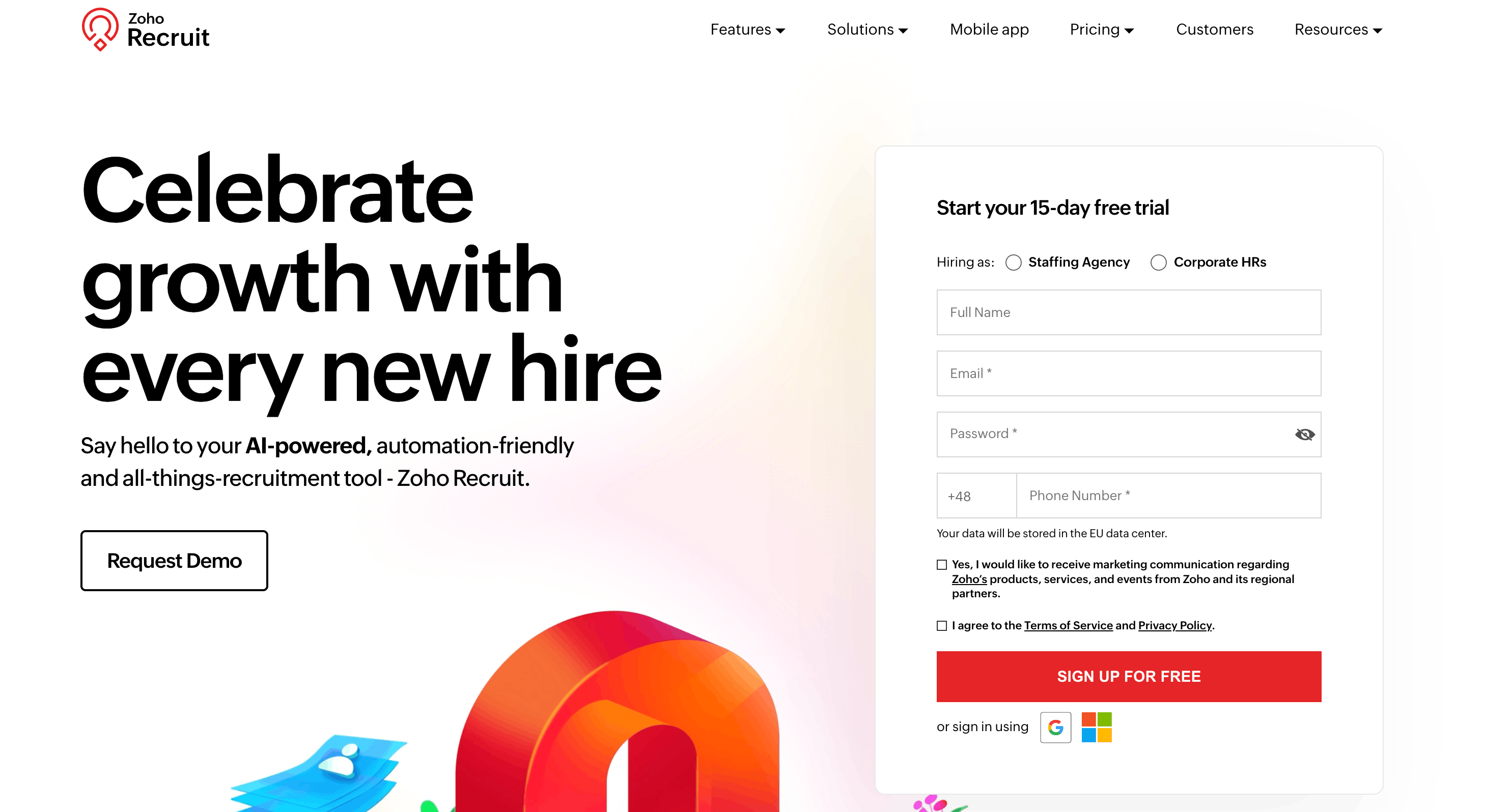 Zoho Recruit recruitment automation software