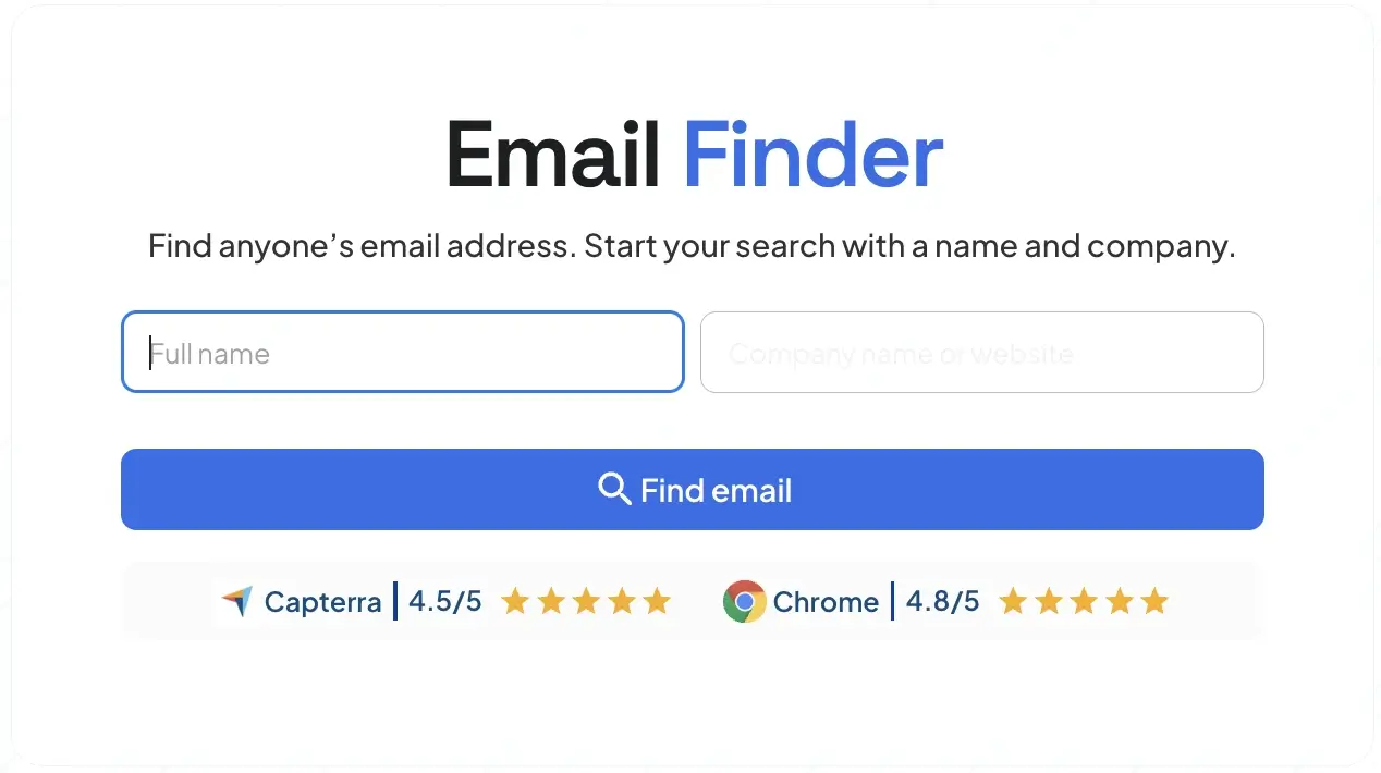 Skrapp Email Finder tools screenshot
