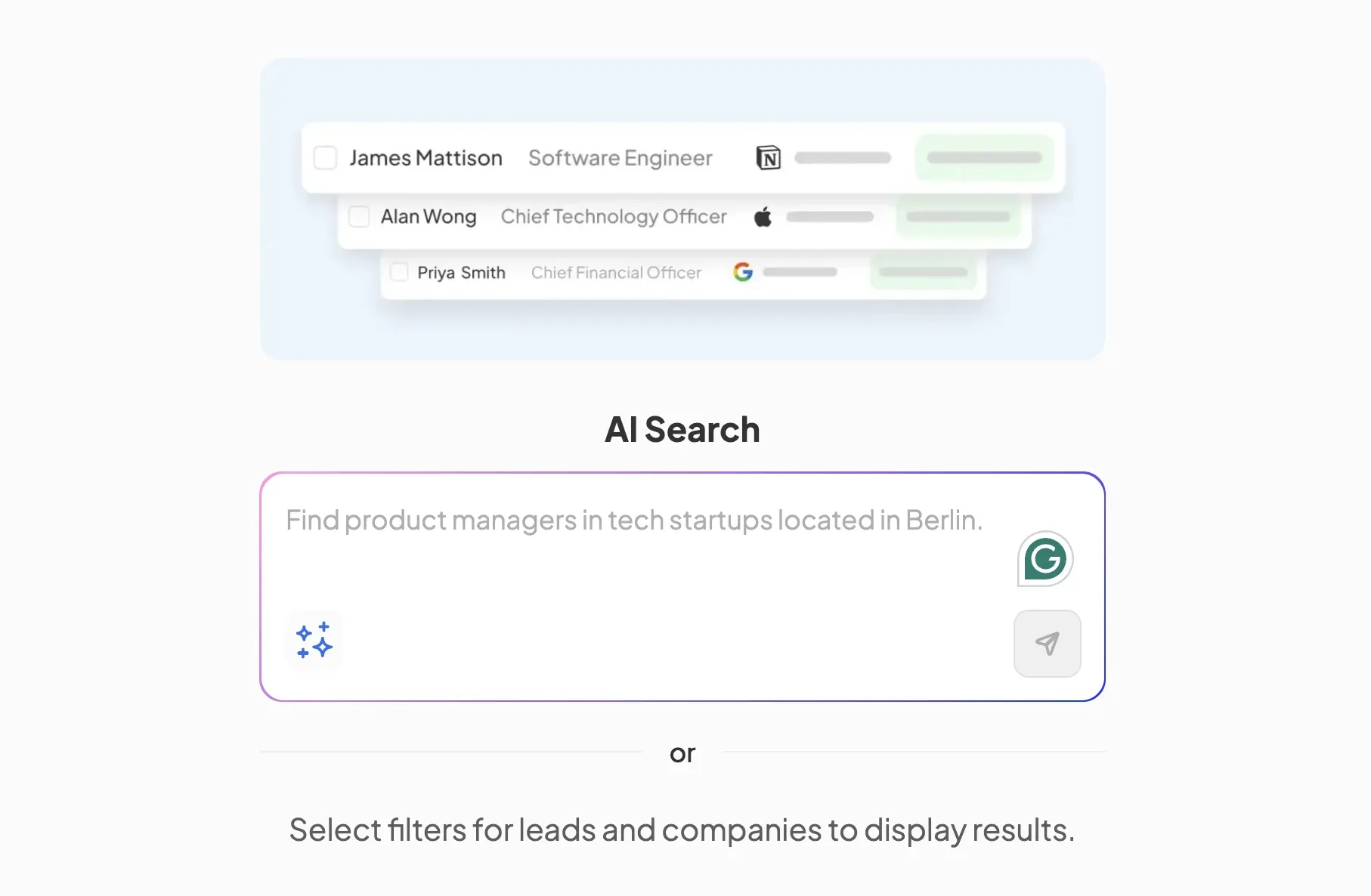 Skrapp AI sales assistant tool screenshot