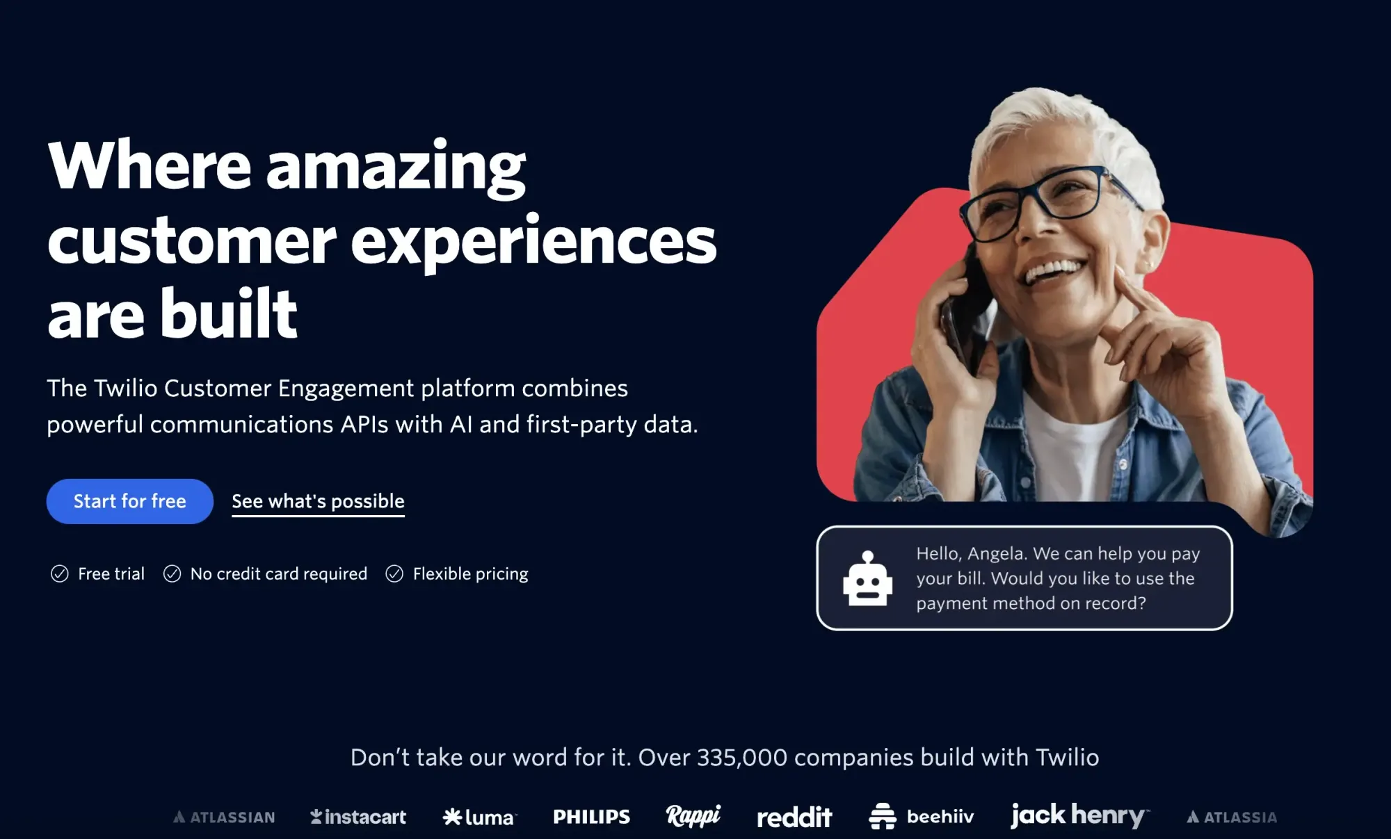 Twilio (SendGrid) best link building tool interface screenshot