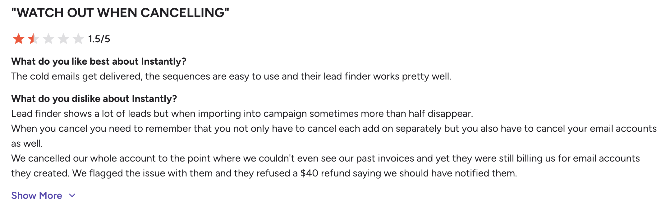 Customer Service Review 4