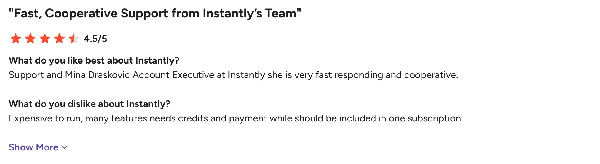 Customer Service Review 1