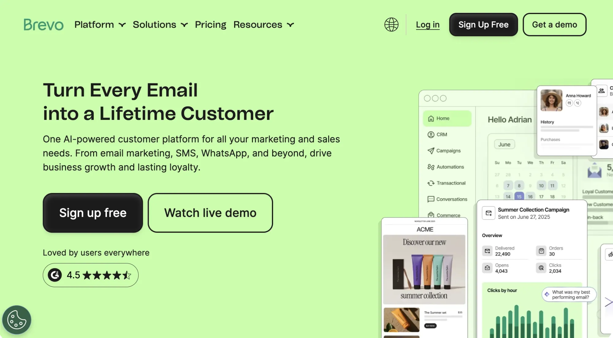 Brevo email marketing platform