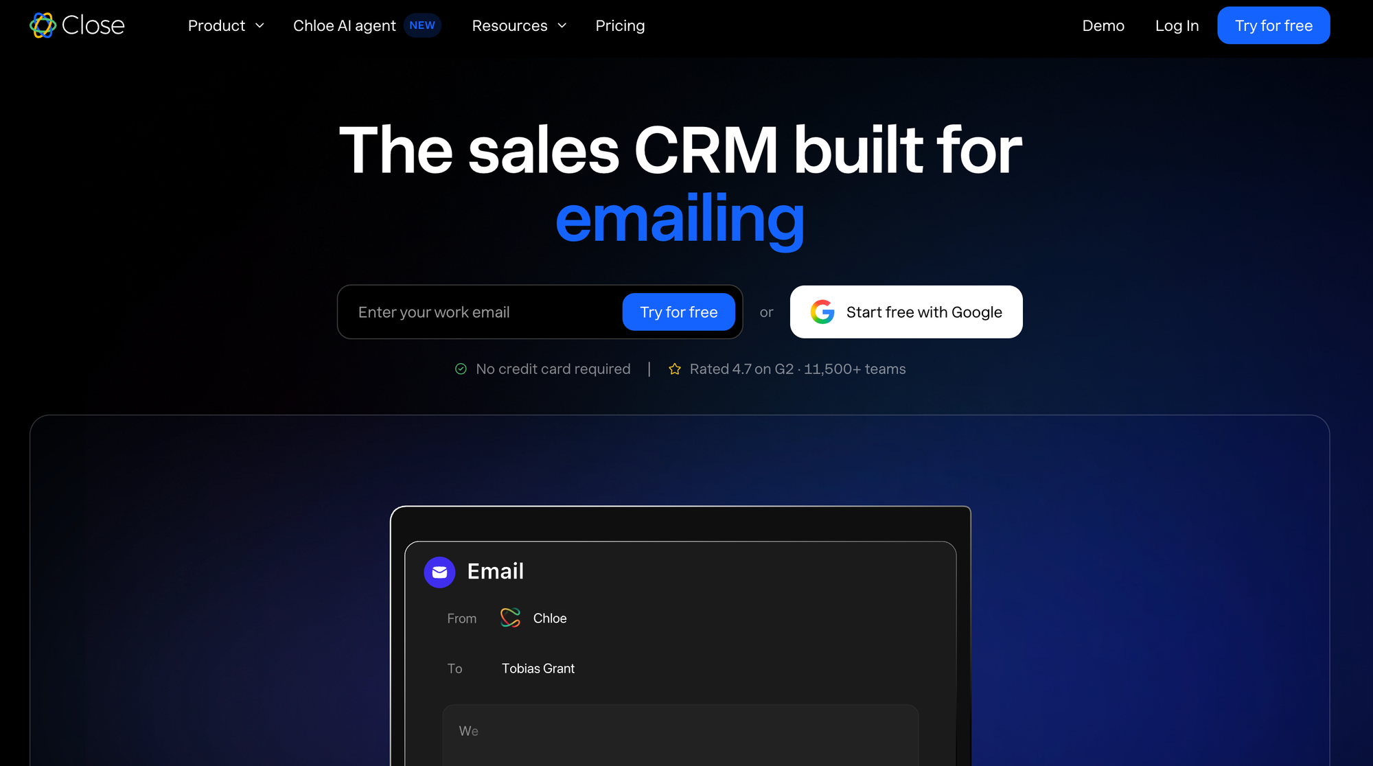Close CRM as Apollo.io alternative