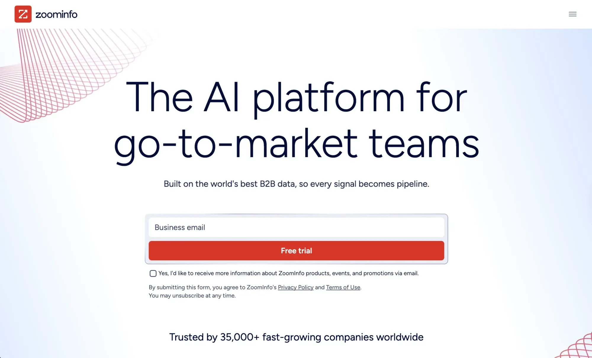 ZoomInfo sales management platform