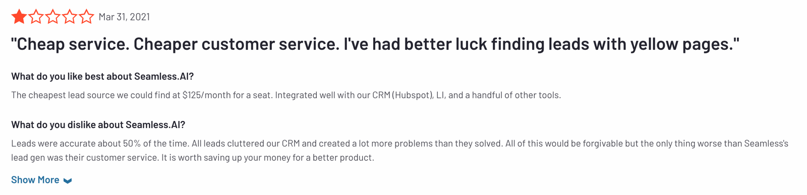 Hunter.io Customer Service Review 10