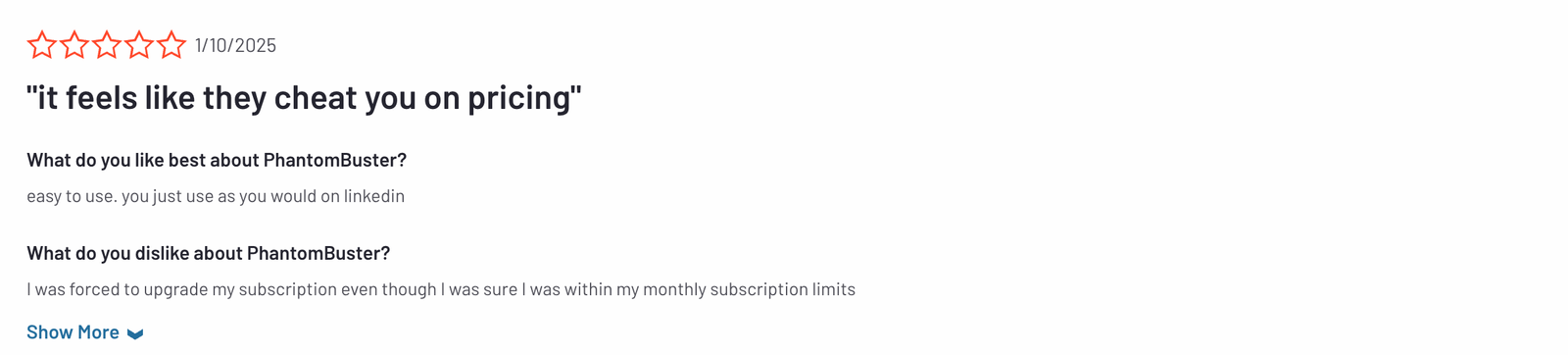 Pricing Review 2