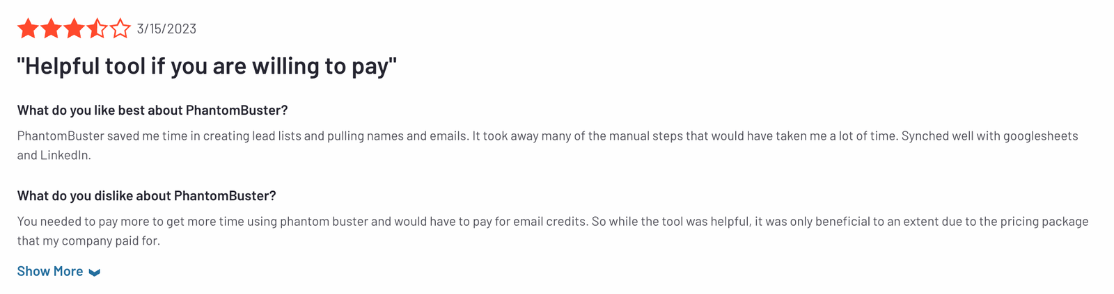 Pricing Review 3