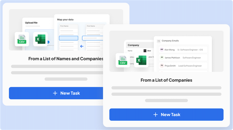 new feature new bulk email finder skrapp