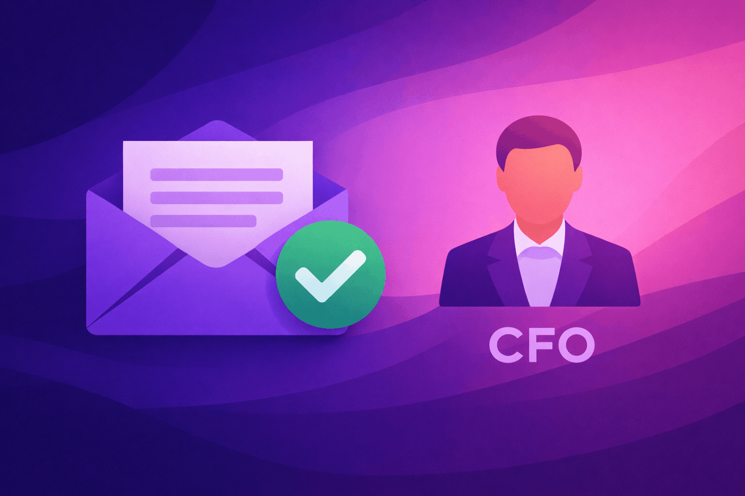 Featured image for an article about building a CFO email list