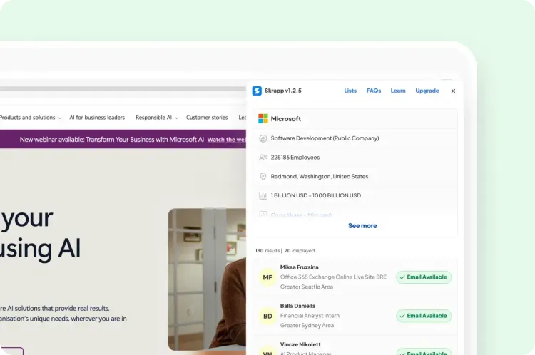 Skrapp.io Buscar E-mails em Sites